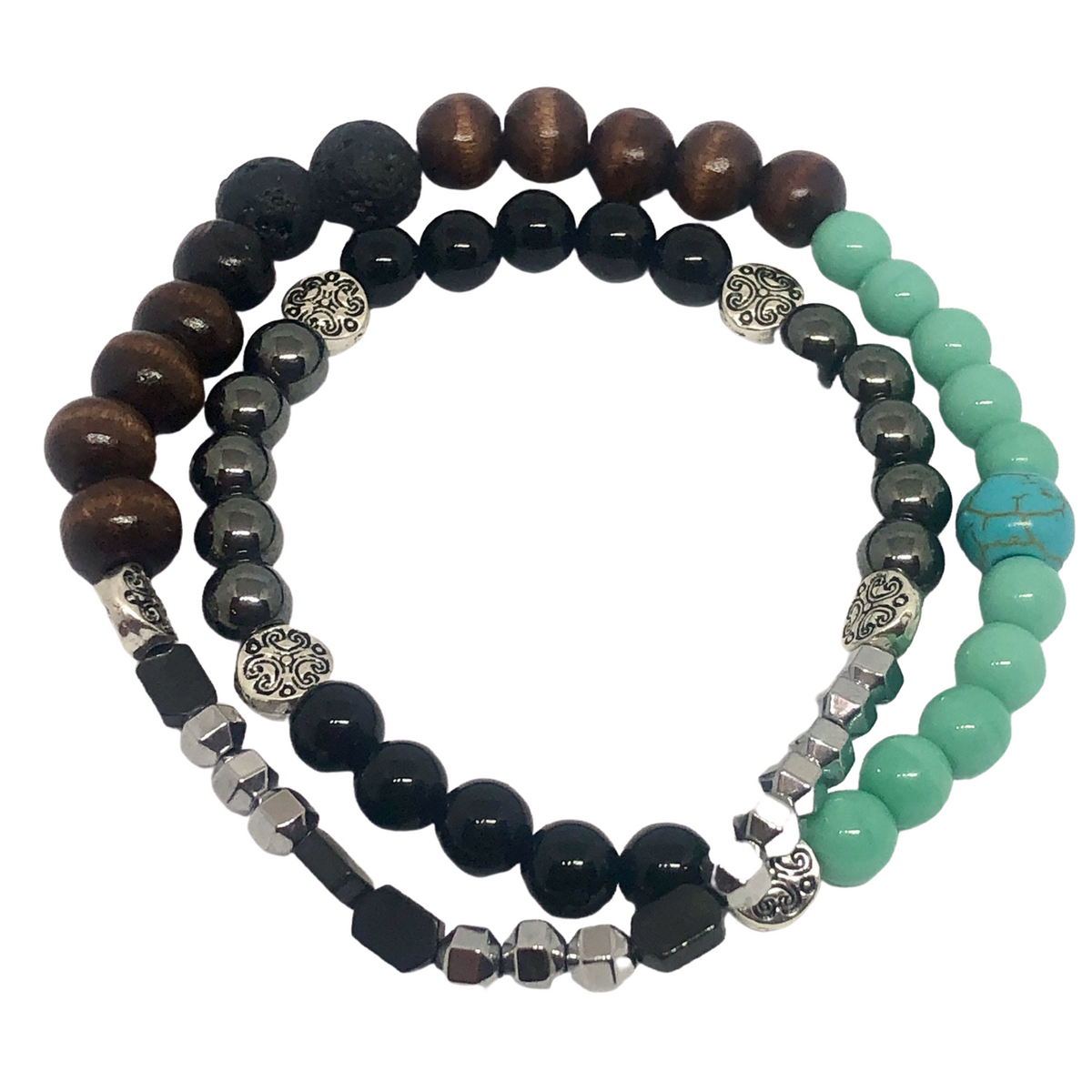 "Bad Ass" Double Wrap Intention Bracelet