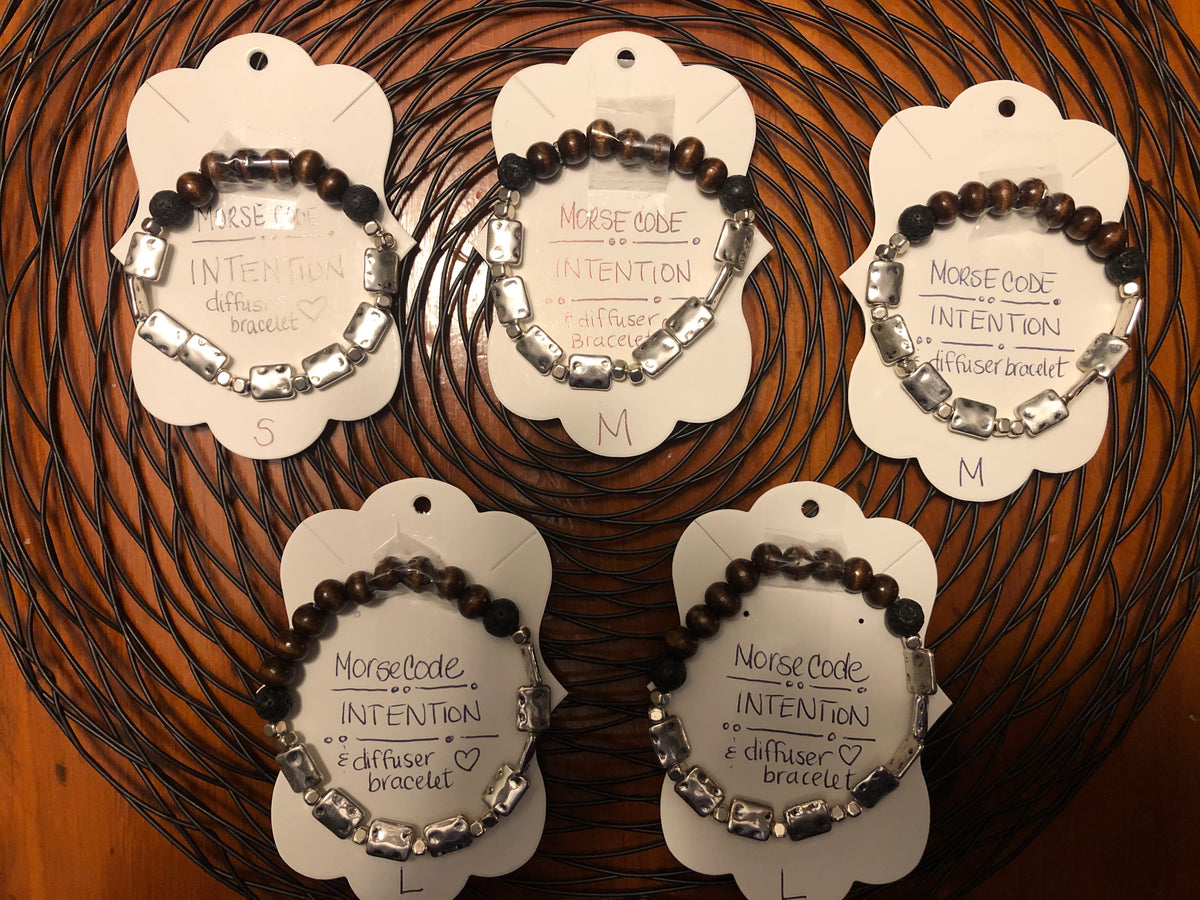 Morse Code Intention Bracelet – view 2