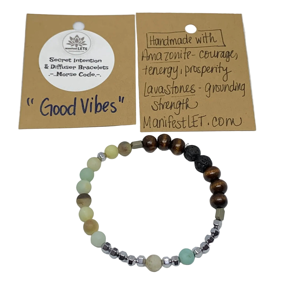 "Good Vibes" Secret Intention Diffuser Bracelet