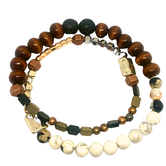 "ZEN af" Double Wrap Intention Bracelet
