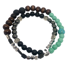 Load image into Gallery viewer, Secret Intention “Bad Ass” Double Wrap Bracelets