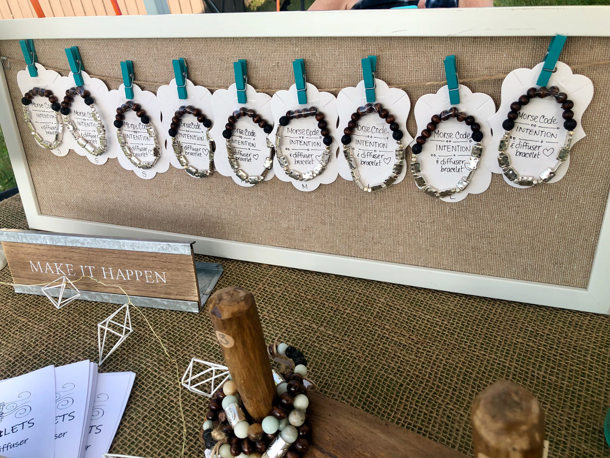 Morse Code Intention Bracelet – view 4