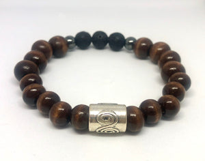 Classic Wooden ManifestLETS with Hematite